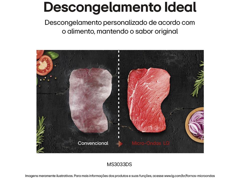 Micro-ondas LG 30L Preto Solo NeoChef MS3033DSA.FBKGLGZ - 5