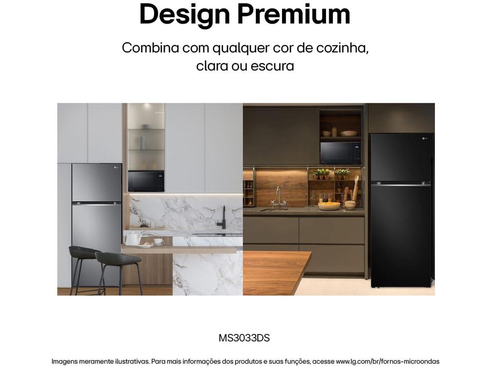 Micro-ondas LG 30L Preto Solo NeoChef MS3033DSA.FBKGLGZ - 10