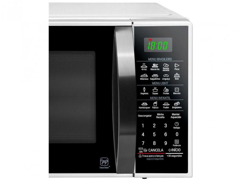 Micro-ondas LG 30L Solo MS3091BC Branco e Preto - 16