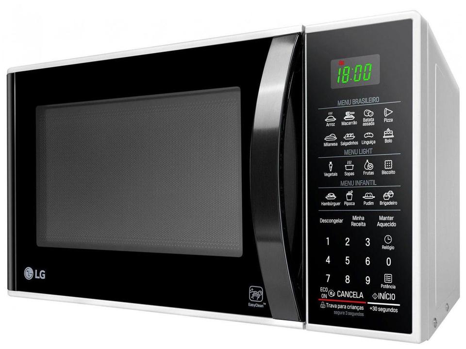 Micro-ondas LG 30L Solo MS3091BC Branco e Preto - 5