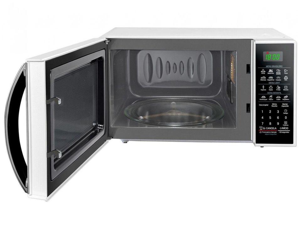 Micro-ondas LG 30L Solo MS3091BC Branco e Preto - 14