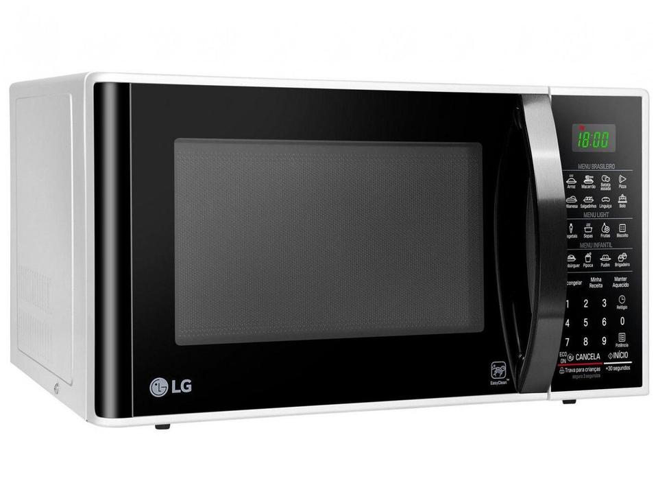 Micro-ondas LG 30L Solo MS3091BC Branco e Preto - 11