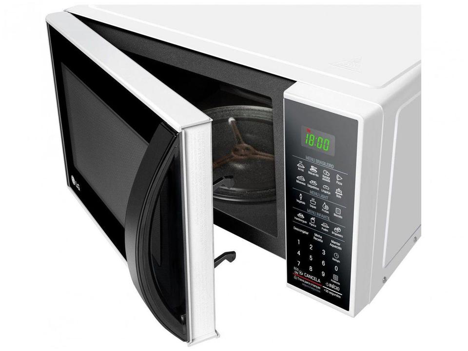 Micro-ondas LG 30L Solo MS3091BC Branco e Preto - 12
