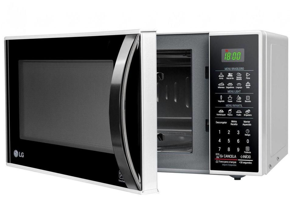 Micro-ondas LG 30L Solo MS3091BC Branco e Preto - 13