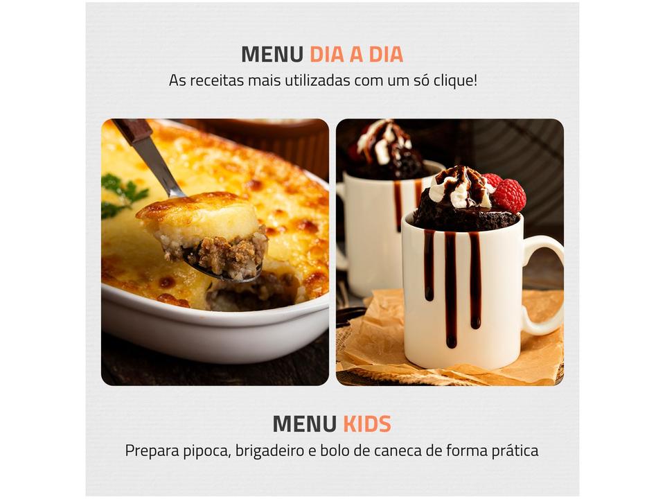 Micro-ondas Mondial 21L Branco MO-01-21-W - 4