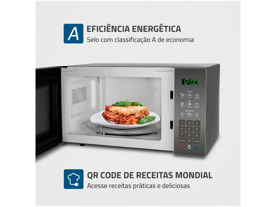 Micro-ondas Mondial 34L Espelhado MO-02-34-E - 6