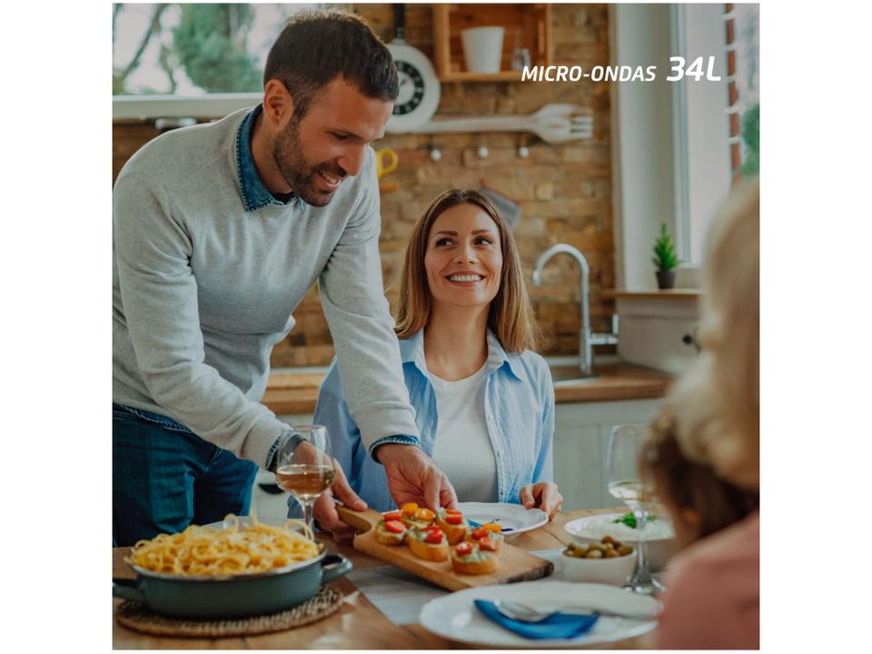 Micro-ondas Mondial 34L Espelhado MO-02-34-E - 8