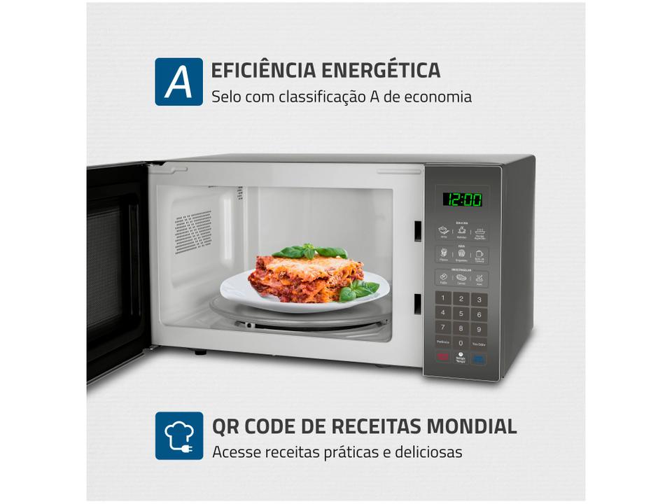 Micro-ondas Mondial 34L Espelhado MO-02-34-E - 6