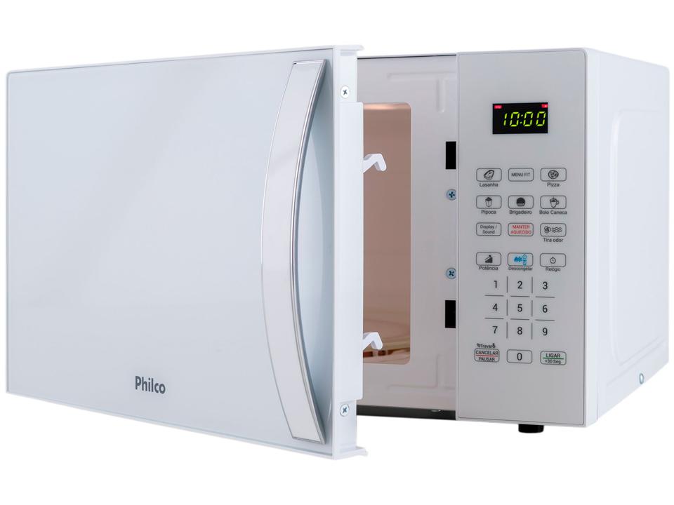 Micro-ondas Philco 20L Multifunções Limpa Fácil PMO23BB Branco - 6