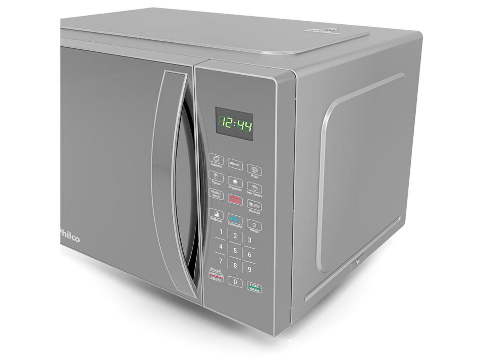 Micro-ondas Philco 28L Prata Espelhado PMO30S - 16