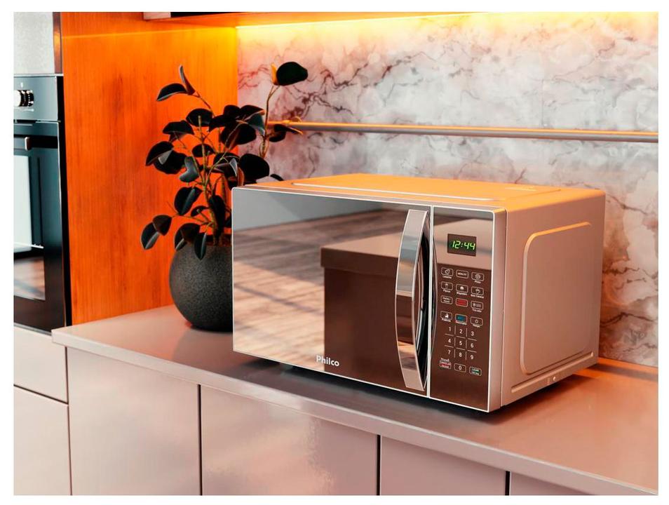 Micro-ondas Philco 28L Prata Espelhado PMO30S - 4