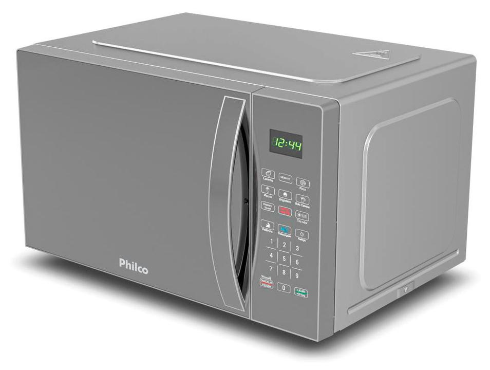 Micro-ondas Philco 28L Prata Espelhado PMO30S - 8