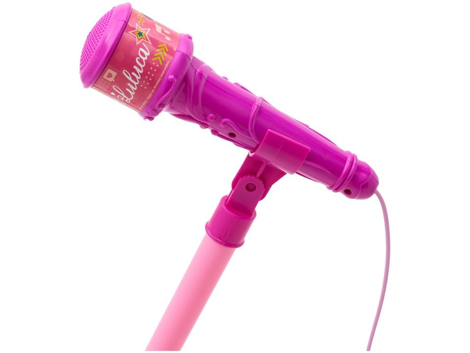 Microfone Com Pedestal Luluca Fun - 1