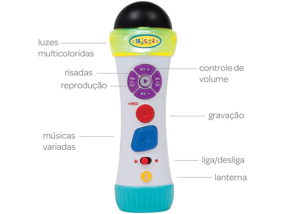 Microfone Infantil 7967 Buba - 4