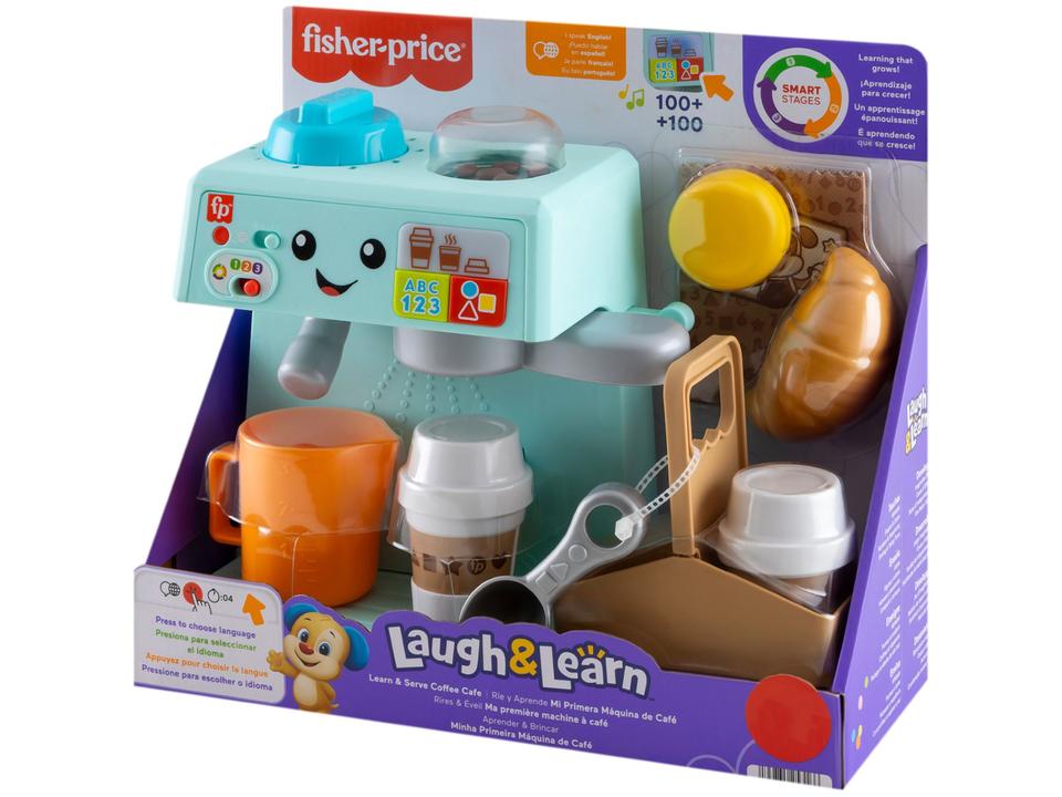 Minha Primeira Máquina Café Brinquedo Bebês Fisher-Price - 15