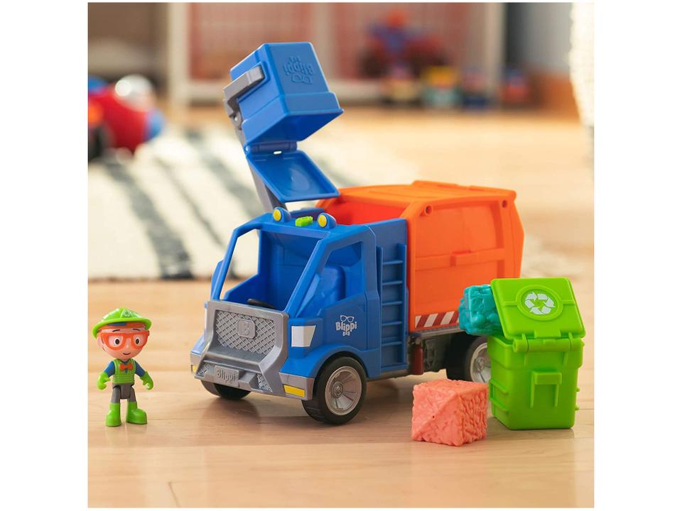 Mini Figura Blippi Caminhão de Reciclagem - 6