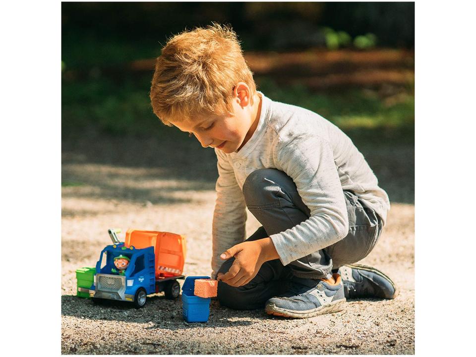 Mini Figura Blippi Caminhão de Reciclagem - 7