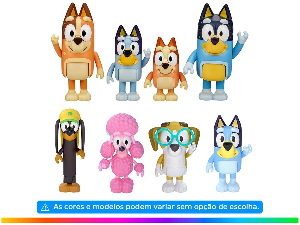 Mini Figura Bluey Story 7910 Candide 4 Unidades - 1