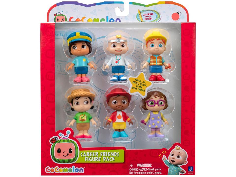 Mini Figura Cocomelon Profissões Candide - 1