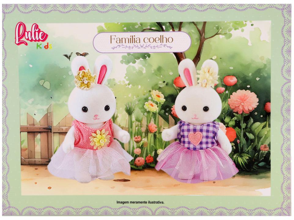 Mini Figura Família Coelho Bolo de Aniversário - 7