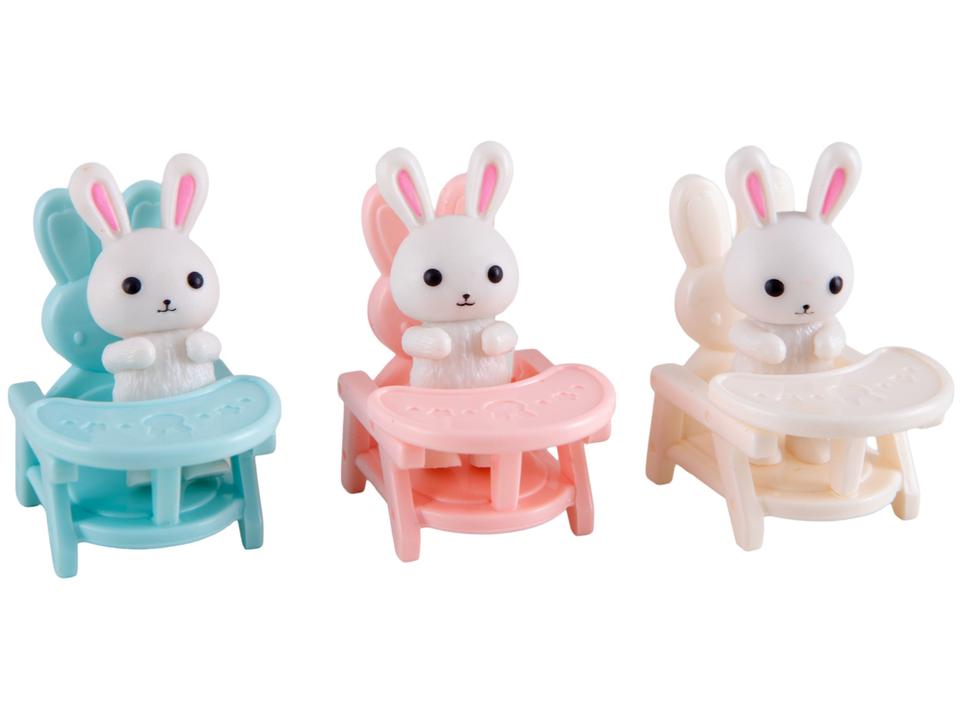 Mini Figura Família Coelho Lulie Kids 4 Unidades - 2