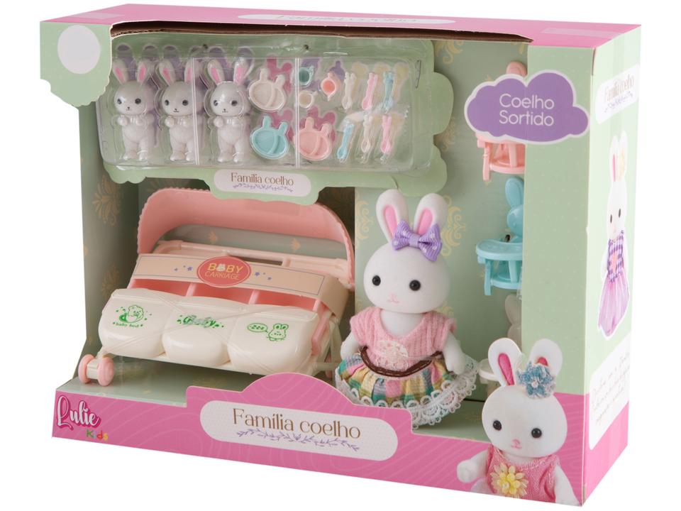 Mini Figura Família Coelho Lulie Kids 4 Unidades - 8