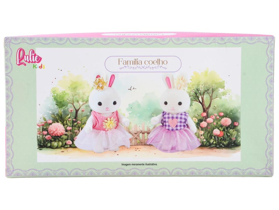 Mini Figura Família Coelho Lulie Kids 4 Unidades - 3