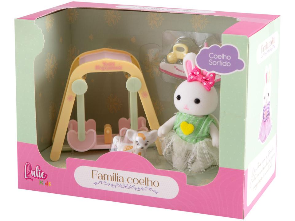 Mini Figura Família Coelho Lulie Kids - 7