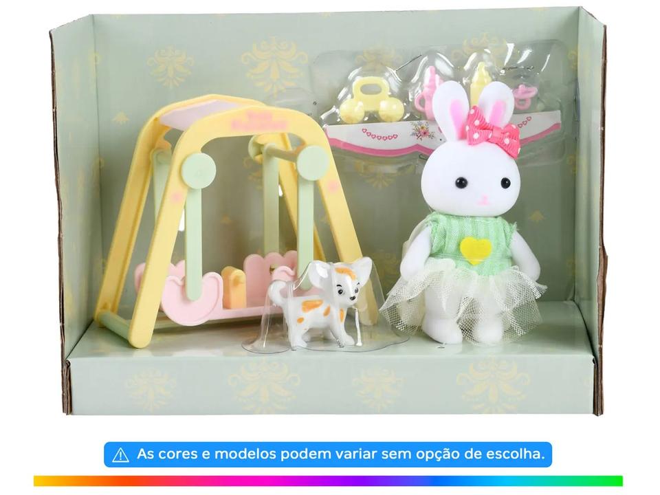 Mini Figura Família Coelho Lulie Kids - 1