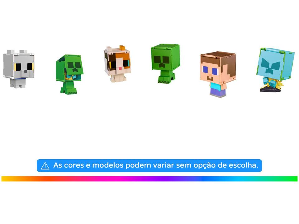 Mini Figura Minecraft Flippin Figs Mattel - 1