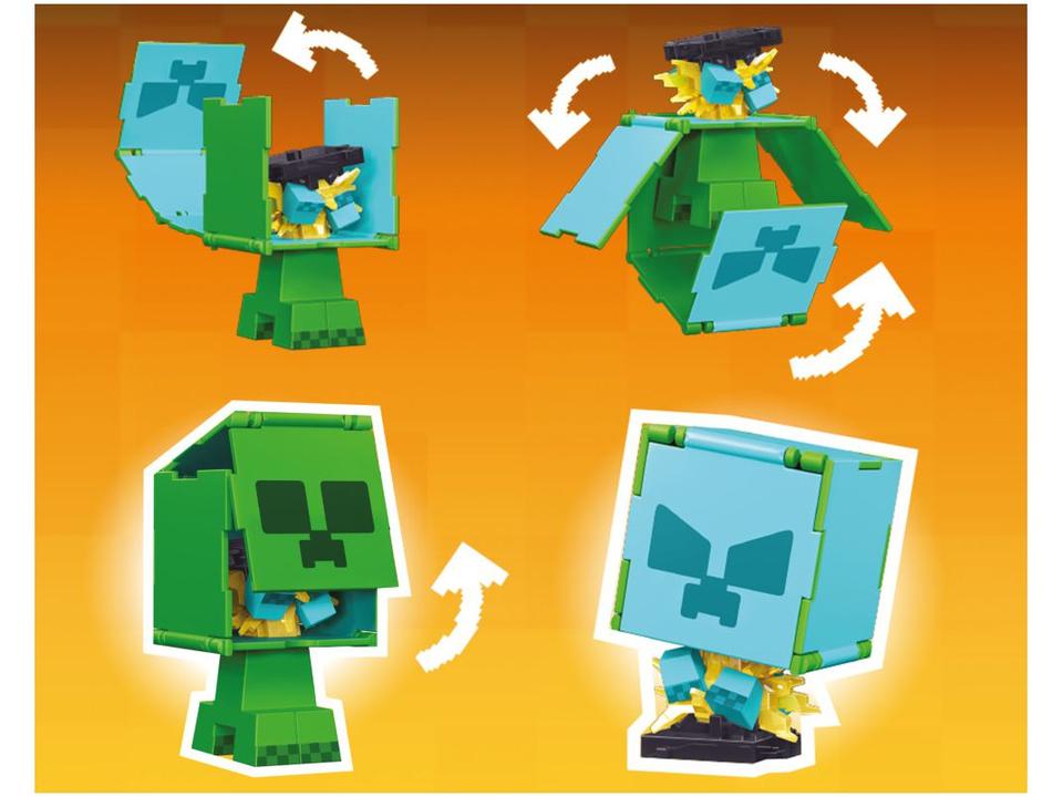 Mini Figura Minecraft Flippin Figs Mattel - 2