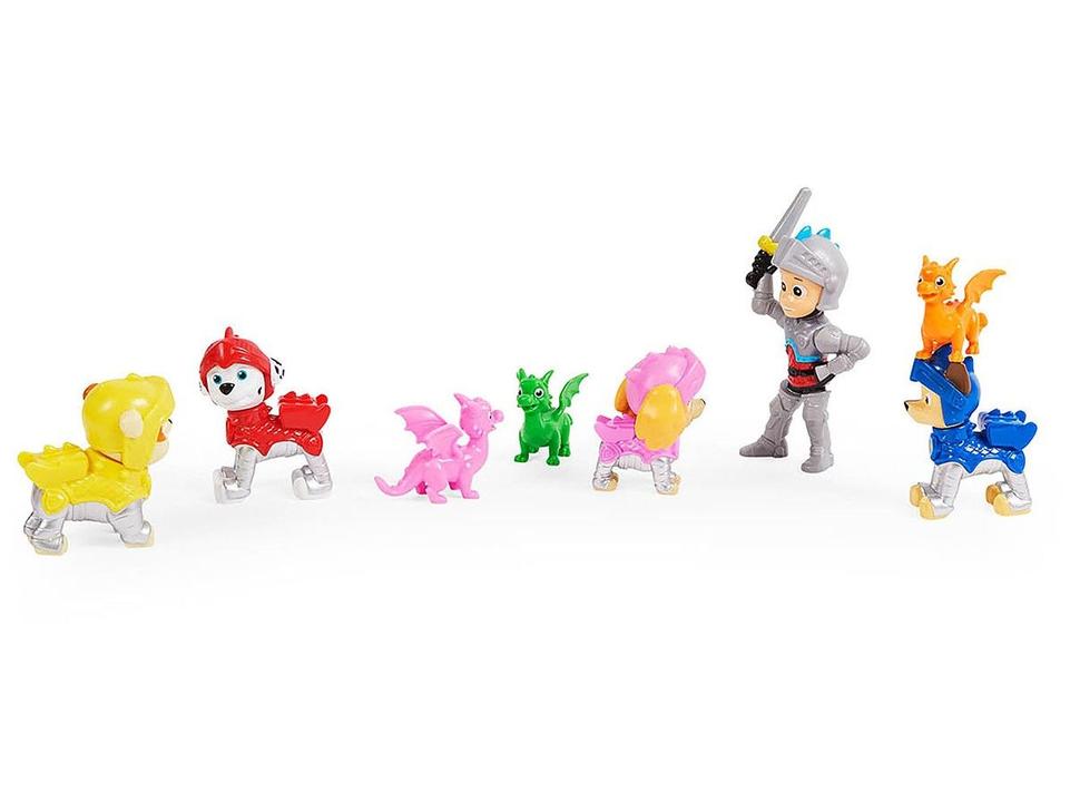 Mini Figura Patrulha Canina Cavaleiros de Resgate - 3