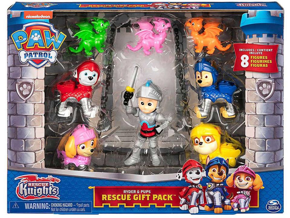 Mini Figura Patrulha Canina Cavaleiros de Resgate - 5