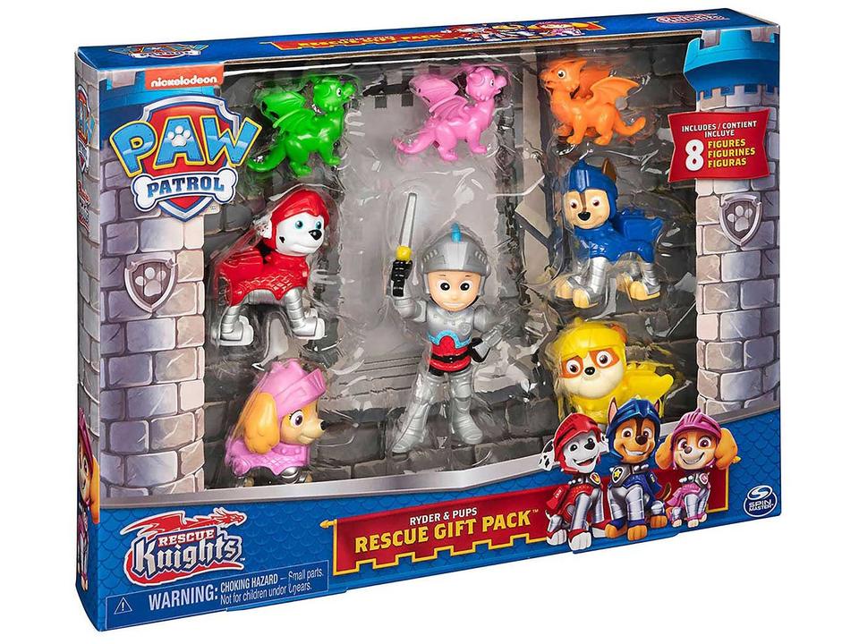 Mini Figura Patrulha Canina Cavaleiros de Resgate - 4