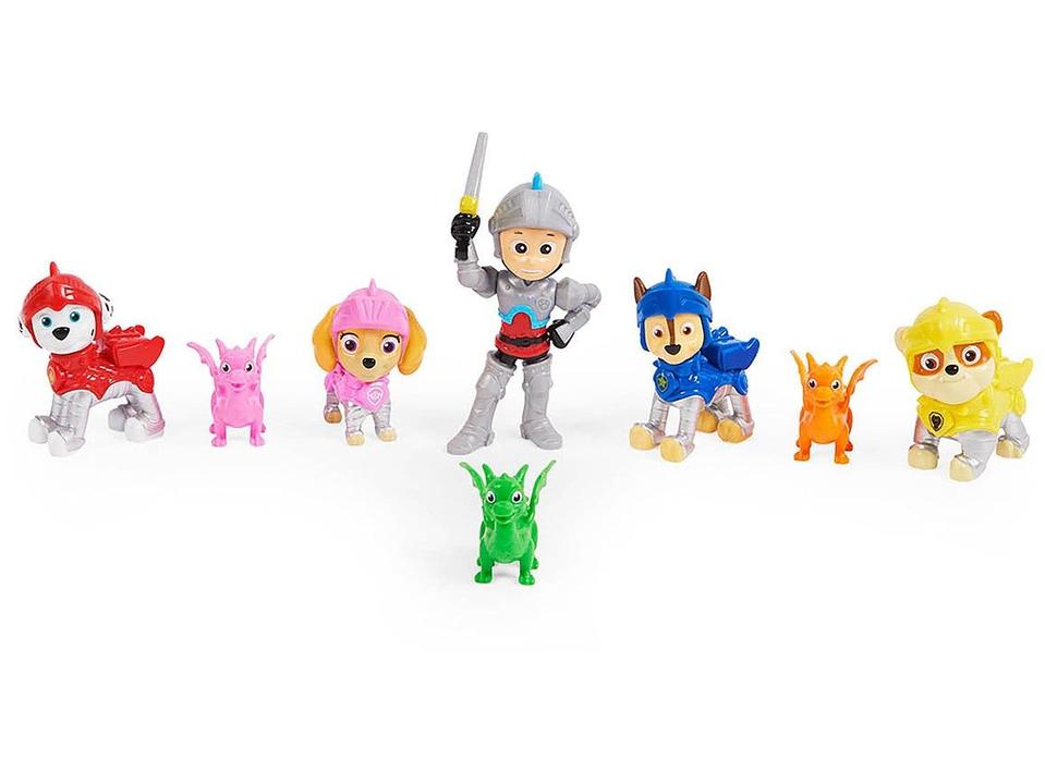 Mini Figura Patrulha Canina Cavaleiros de Resgate - 1