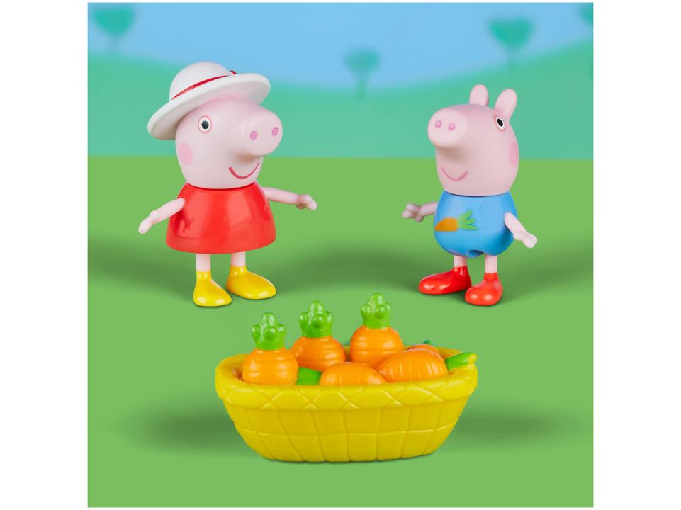 Mini Figura Peppa Pig Jardineira Hasbro 2 Unidades - 6