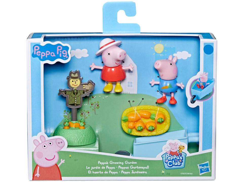 Mini Figura Peppa Pig Jardineira Hasbro 2 Unidades - 1