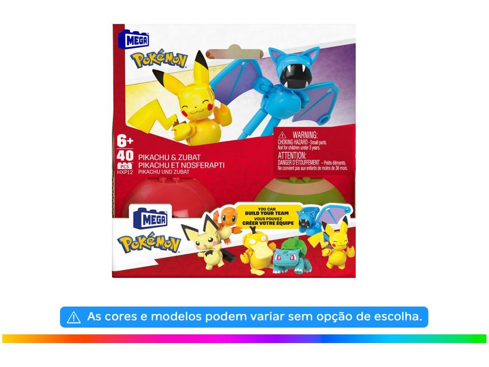 Mini Figura Pokémon Mega Kit Blocos de Montar com - 1