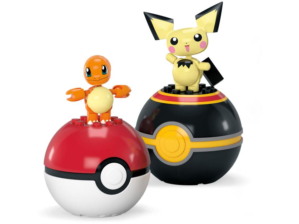 Mini Figura Pokémon Mega Kit Blocos de Montar com - 2
