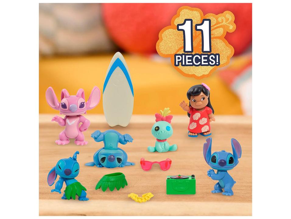 Mini Figura Stitch Sunny Brinquedos 6 Unidades - 1