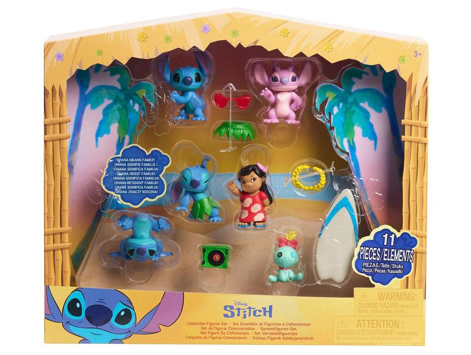 Mini Figura Stitch Sunny Brinquedos 6 Unidades - 7