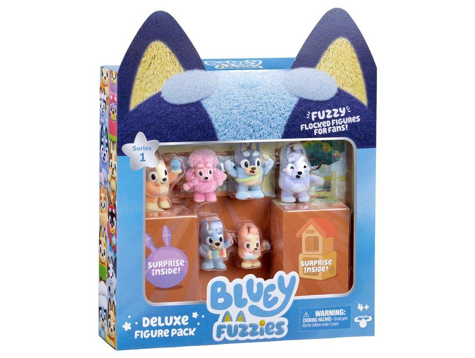 Mini Figura Surpresa Bluey Fuzzies Deluxe - 5