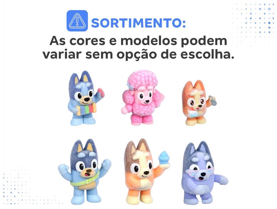 Mini Figura Surpresa Bluey Fuzzies Deluxe - 1