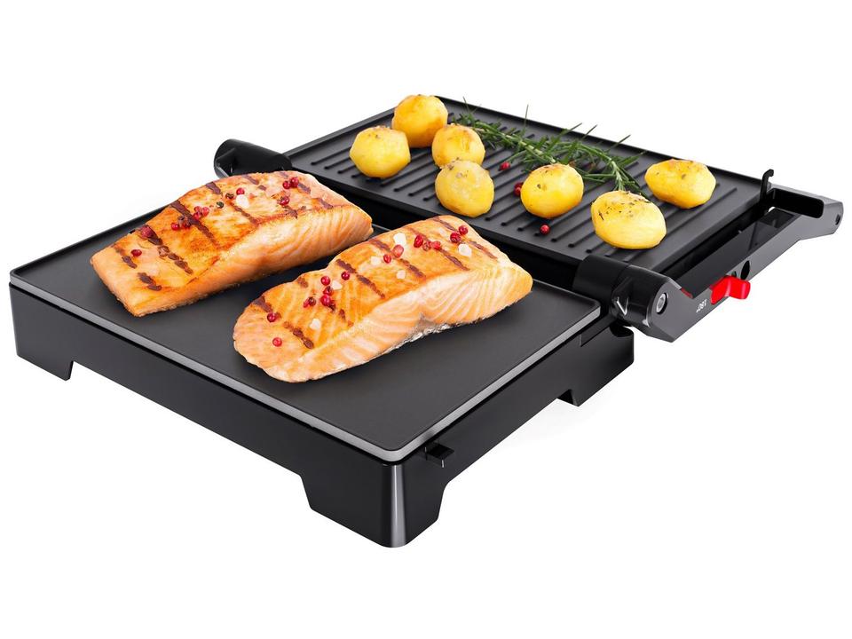 Mini Grill Oster OGRL230 2 em 1 Retangular Antiaderente 1000W - 12