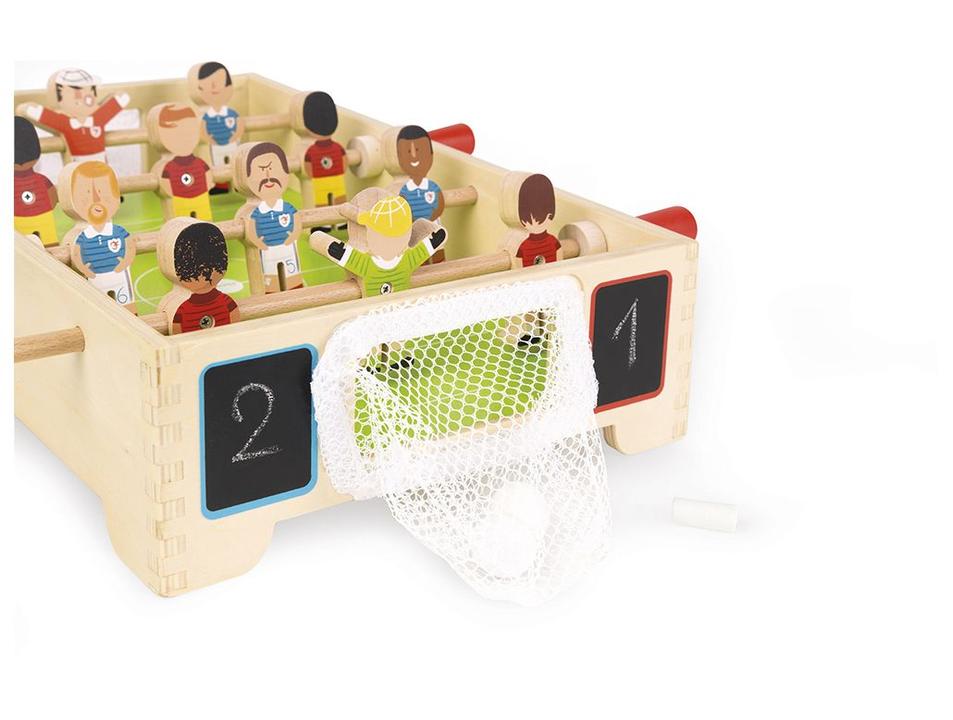 Mini Mesa de Pebolim Janod Campeões de Madeira - 2