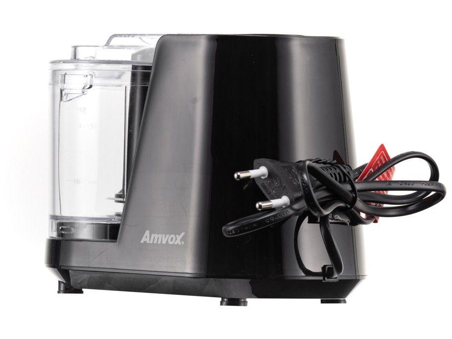 Mini Processador de Alimentos Amvox 100W Preto - 3