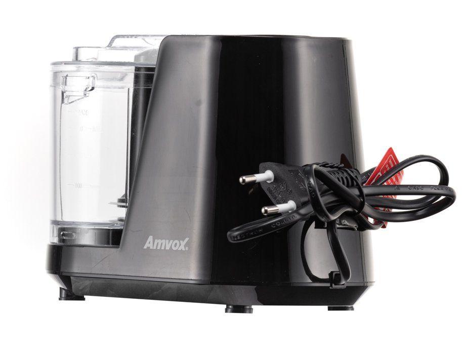 Mini Processador de Alimentos Amvox 100W Preto - 3
