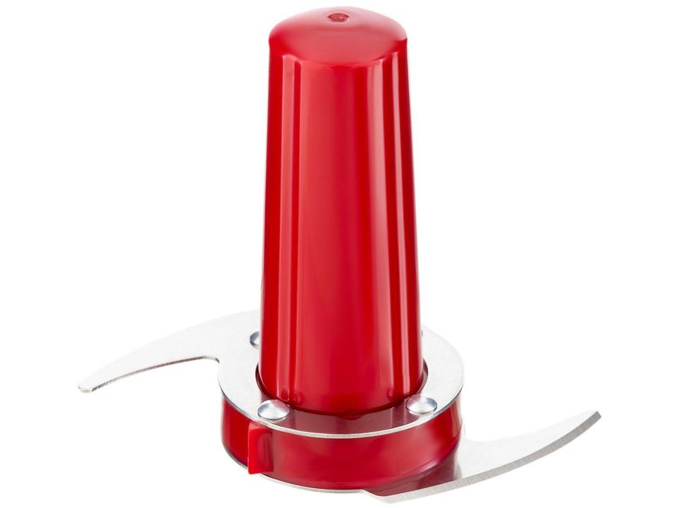 Mini Processador de Alimentos Lenoxx Vermelho - 6