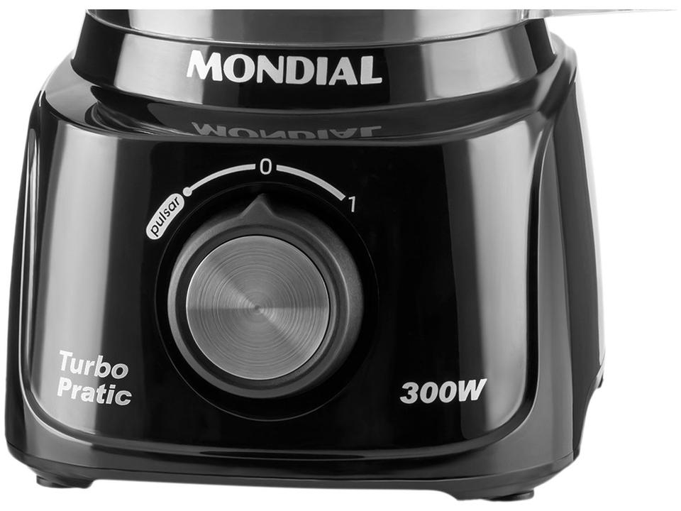 Mini Processador de Alimentos Mondial Preto 300W Turbo Pratic MP-16-B - 11