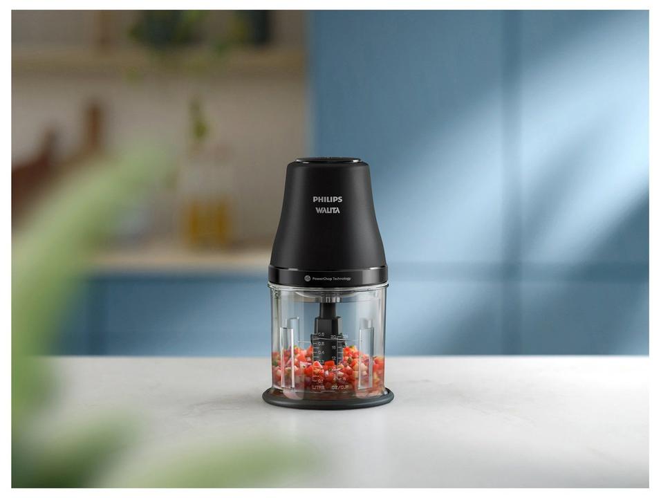 Mini Processador Philips Walita HR1501/09 450W Preto - 6